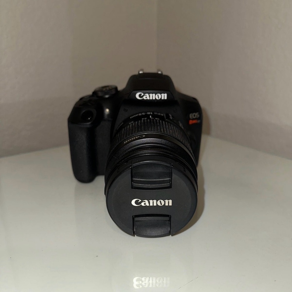 Canon EOS Digital Camera - Black and Silver
